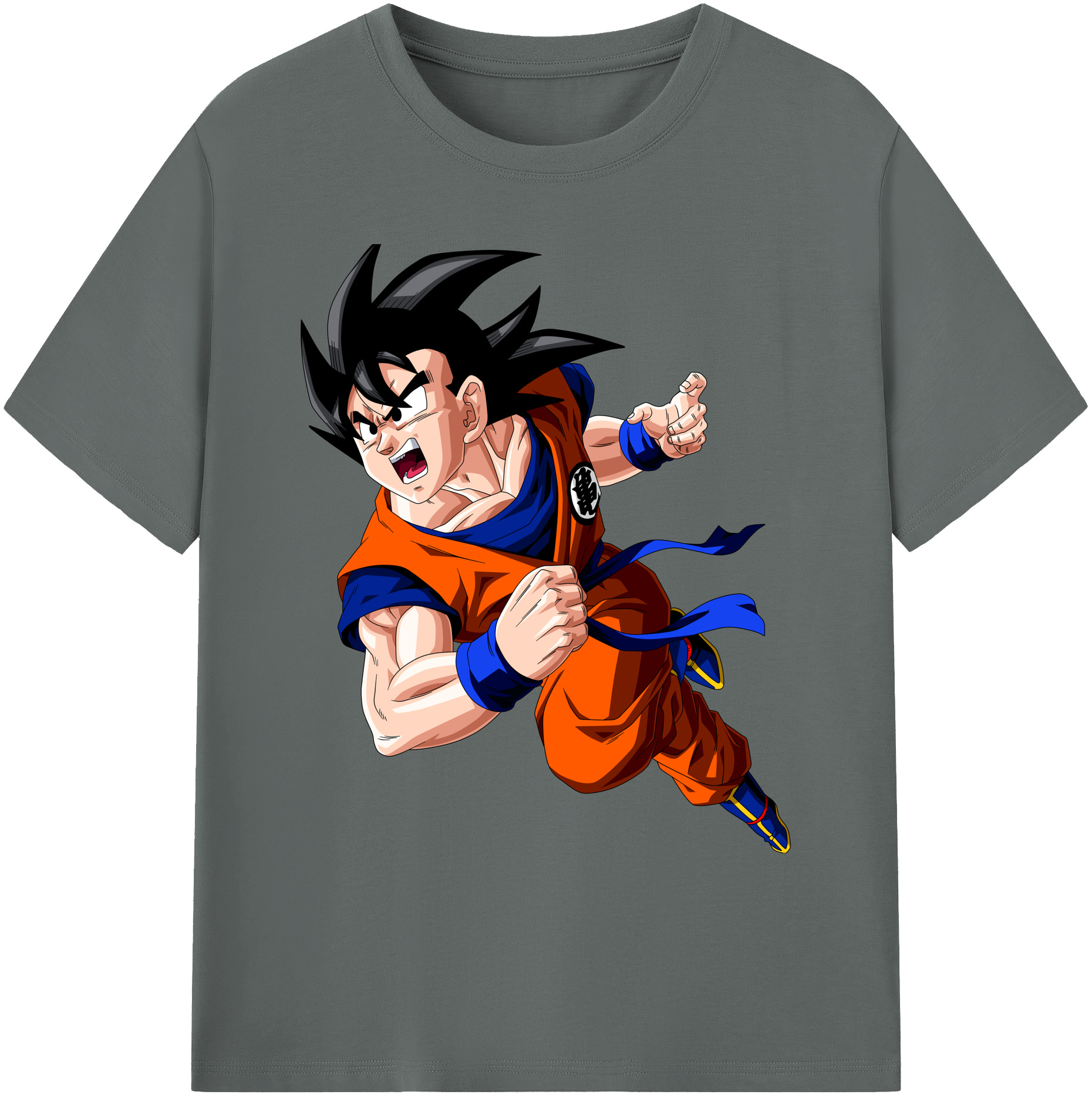 （画像用） ドラゴンボール 孫悟空（そん ごくう）Son Goku カカロット DRAGON BALL Kakarotto 綿100％ メンズ半袖Tシャツ｜肌触りやわらか＆通気性